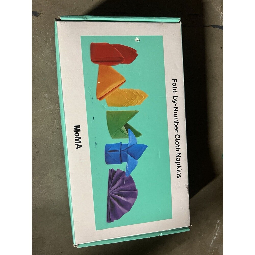 Fold-by-Number Cloth Napkins - Set of 6 (Julia Lindpaintner) MoMA Design